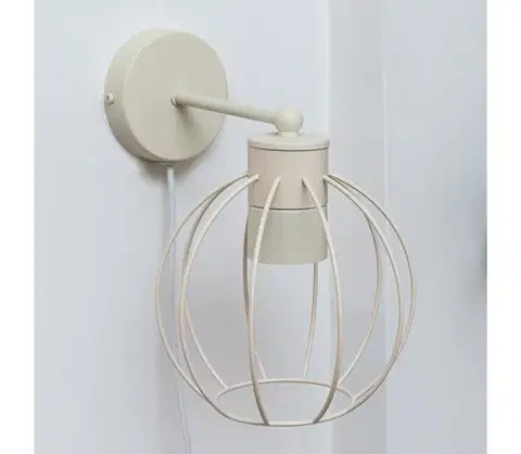 Svietidlá  Nástenné svietidlo STARLIGHT 1xGU10/10W/230V krémové KKZW-1399/1 SAND