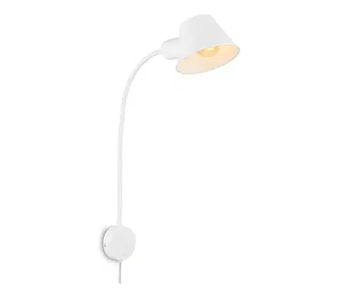 Svietidlá Briloner 2089-016 - Flexibilná nástenná lampa BRELLO 1xE27/10W/230V biela 2089-016