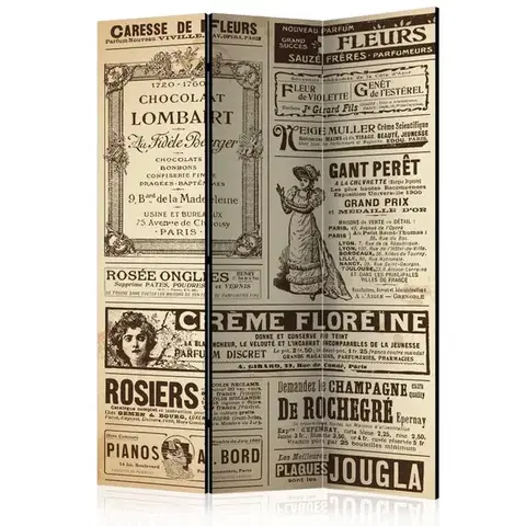 Paravány Paraván Vintage Magazines Dekorhome