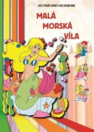 Nalepovačky, vystrihovačky, skladačky Malá morská víla