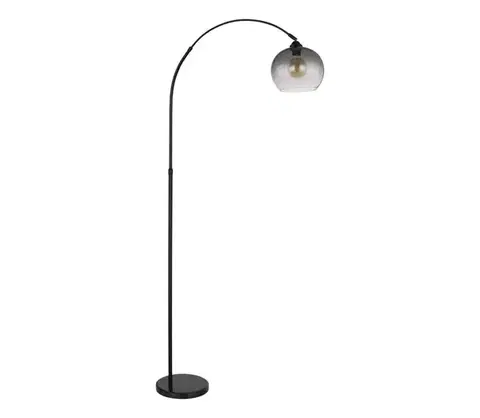 Lampy Globo 58227BS - Stojacia lampa NEWCASTLE 1xE27/60W/230V 58227BS