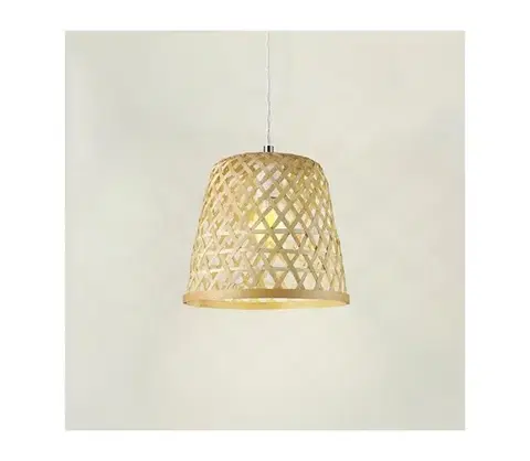 Svietidlá Eglo 55696 - Závesný luster KIRKCOLM 1xE27/60W/230V béžový 55696