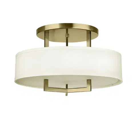 Svietidlá Elstead Hinkley HK-HAMPTON-SF-BB-Stropné svietidlo HAMPTON 3xE27/60W/230V, priemer 50,8 cm, zlaté HK-HAMPTON-SF-BB