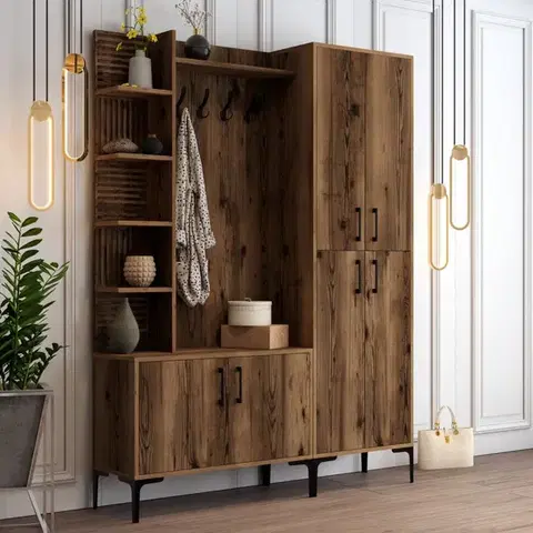 Predsieňové steny Predsieňová stena Viyana DA - Walnut