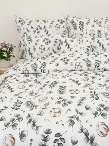 Obliečky MKLozkoviny.sk Krepové obliečky Renforcé - Amelia - 140 × 200 cm - 70 x 90 cm