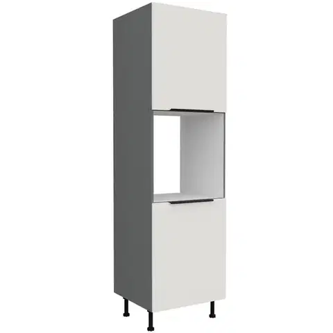 Kuchynské skrinky stojace Kuchynská skrinka Aria-Wh/Ant Anti Fingerprint 60dp-215 2f