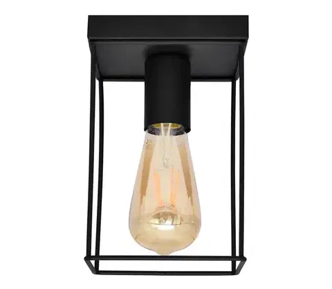 Svietidlá  Stropné svietidlo FINN 1xE27/15W/230V čierna P-5025/1 BK