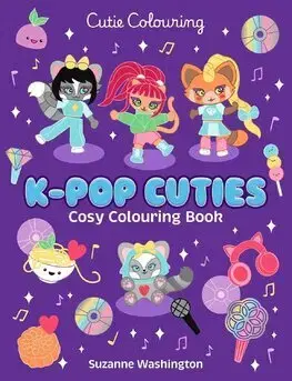 Pre deti a mládež - ostatné K-pop Cuties Colouring Book - Suzanne Washington