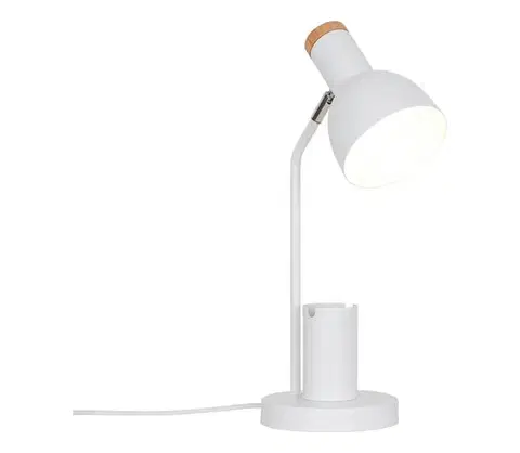 Lampy Nordlux - Stolná lampa DEVONE 1xE27/15W/230V biela 2512405001