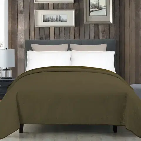 Prehozy na posteľ Prikrývka na posteľ Sonia 170x220 cm 6 hnedá