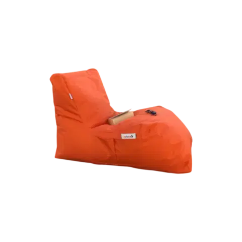 Záhradný nábytok Sedací vak Daybed, oranžový