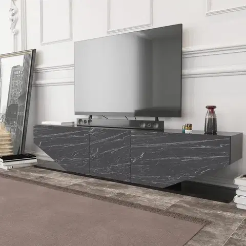 TV stolíky TV stolík Inci - Black