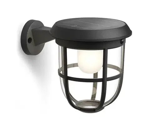 Svietidlá Philips-LED Solárne nástenné svietidlo so senzorom RADII LED/1,3W/3,7V 3000K IP44 872016926717600