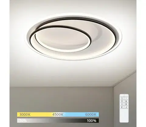 Svietidlá BRILAGI - LED Stmievateľné stropné svietidlo FLARE LED/38W/230V 3000-6000K + DO BRXL35012-38W/CR