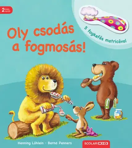 Leporelá, krabičky, puzzle knihy Oly csodás a fogmosás - Bernd Penners,Henning Löhlein