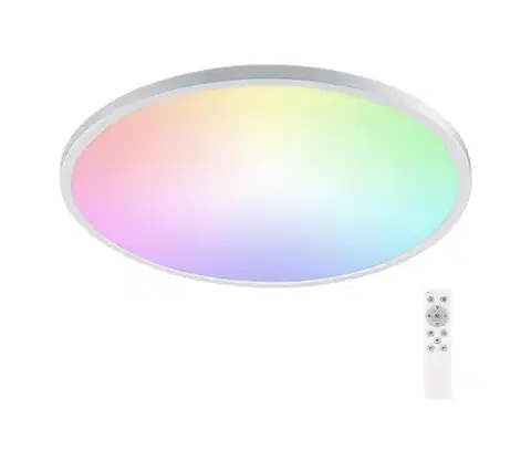 Svietidlá  B.V. -LED RGBW Stmievateľné kúpeľňové svietidlo LED/24W/230V pr. 42cm IP44+DO B10303IO1