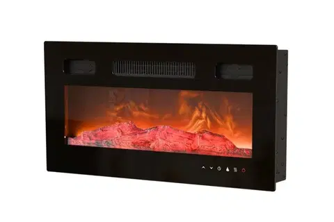 TV stolíky Elektrický krb Halmar