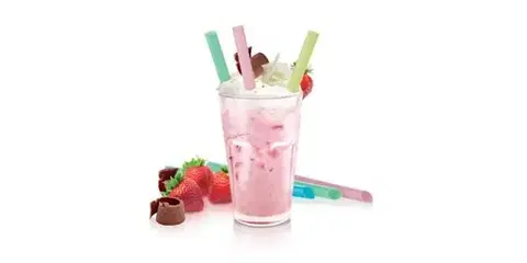Formy na ľad Kinekus Slamky myDRINK na jogurt. nápoje 12ks