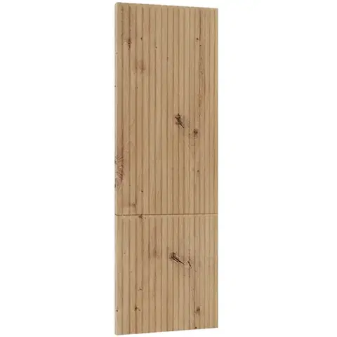 Kuchynské skrinky Čelo skrinky Luxeo F14-D60ZL_D60R ryfla dub
