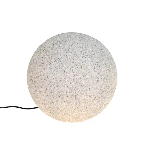 Vonkajšie stojanové svietidlá Moderná vonkajšia lampa sivá 45 cm IP65 - Nura