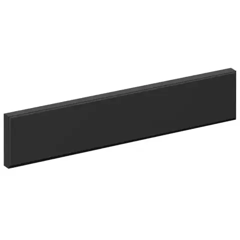 Kuchynské skrinky Čelo skrinky Luxeo F16-D60ZK tenký rám black