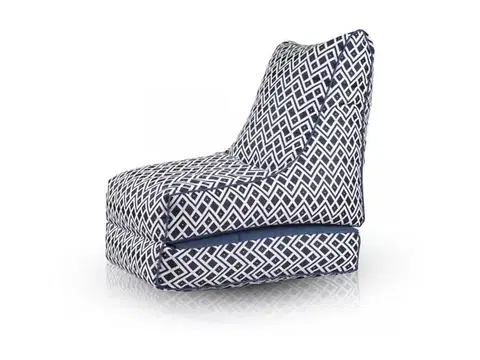 Sedacie vaky a kocky Sedací vak Fumiko Exclusive TiaHome - Modrá