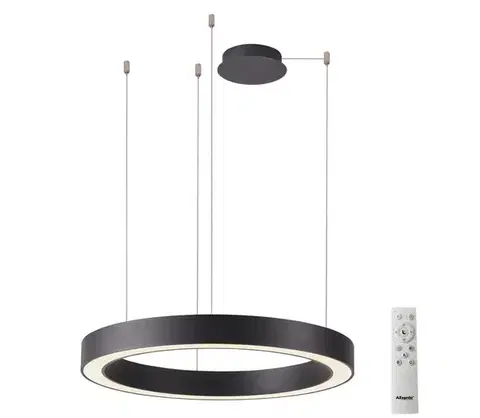 Svietidlá Azzardo  - LED Stmievateľný luster na lanku MARCO LED/50W/230V čierna + DO 