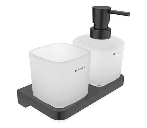 Svietidlá NIMCO MAC 2905831C-T-90-Nástenný dávkovač mydla a stojan na kefky MAYA 320 ml MAC 2905831C-T-90