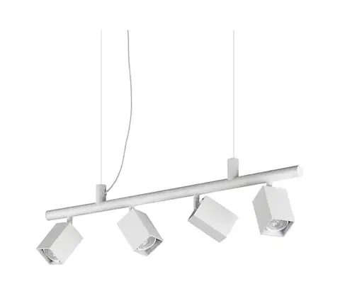 Svietidlá Ideal Lux - závesný LED luster na lankách DYNAMITE 4xGU10/7W/230V CRI 90 biela 367453