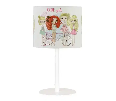 Lampy  Detská stolná lampa GIRLS VIBES 1xE27/60W/230V, pr. 18 cm — pre dievčatá H0983