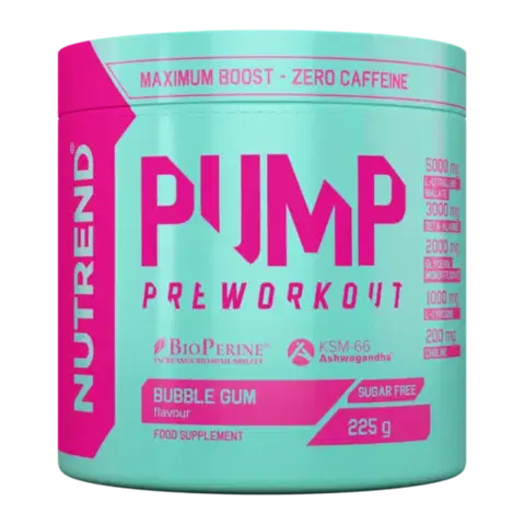Pre-workouty Nutrend Pre-Workout PUMP žuvačka