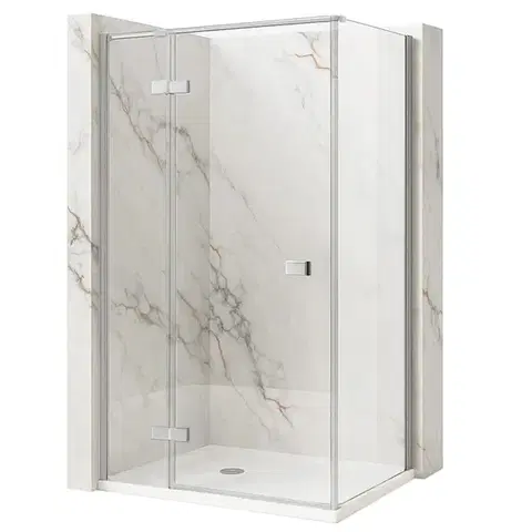 Sprchovacie kúty REA/S - Sprchovací kút Atlas 120x80 Chrome vľavo KPL-K4367