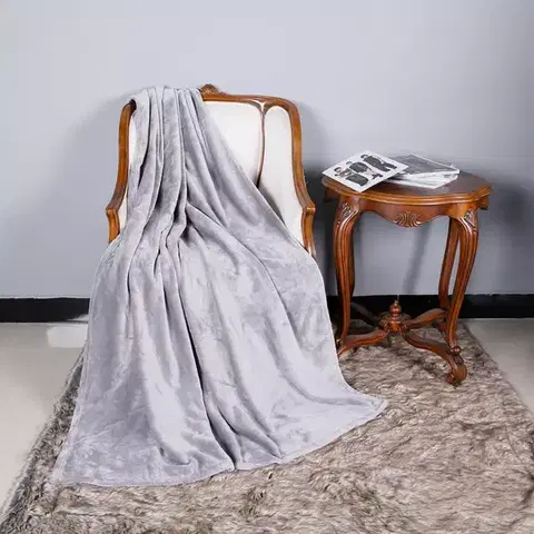 Jednofarebné deky Deka Laguna 170x220 šedá