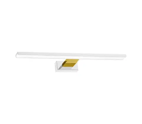 Kúpeľňové zrkadlá  LED Kúpeľňové osvetlenie zrkadla SHINE LED/13,8W/230V 60 cm IP44 biela/zlatá ML7884