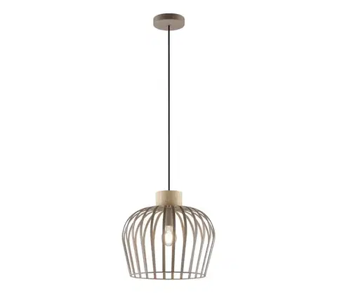 Svietidlá Brilliant - Luster na lanku NORDIC CAGE 1xE27/20W/230V pr. 35 cm béžový 51552/22