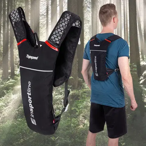 Batohy Bežecký batoh inSPORTline Topspeed čierna