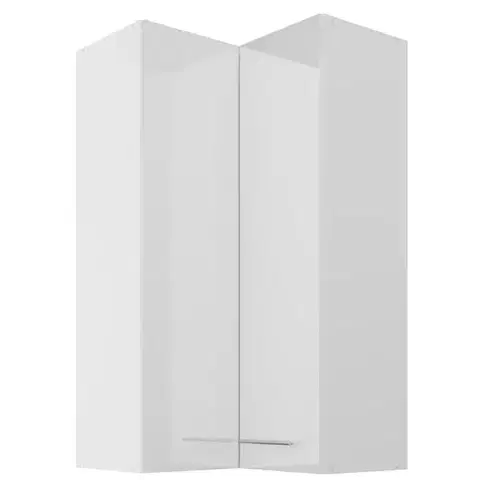 Kuchynské skrinky visiace Skrinka do kuchyne Lara biely 60x60 GN-108 2F (90°)