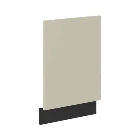 Kuchynské dolné skrinky KONDELA Araka ZM dvierka na umývačku 57x44,6 cm kašmír / čierna