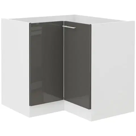 Kuchynské skrinky stojace Skrinka Do Kuchyne Lara Grey 90x90 Nd 2f Bb