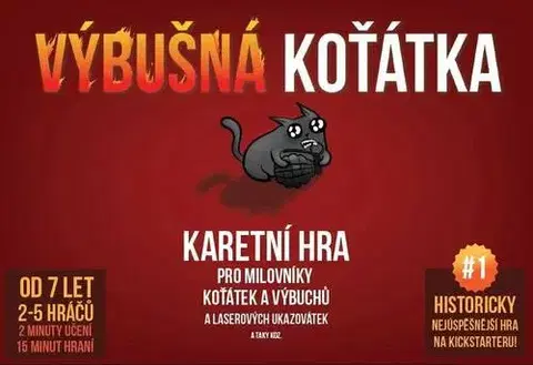 Párty hry ADC Blackfire Hra Výbušná koťátka (hra v češtine)