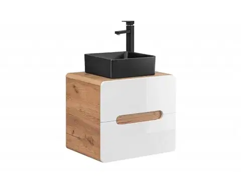 Skrinky s umývadlom ArtCom Kúpeľňová skrinka s umývadlom ARUBA White U60/2 | 60 cm