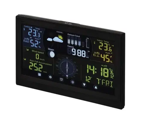 Meteostanice, teplomery a vlhkomery  Meteostanica bezdrôtová 3× 1,5 V AAA E6016