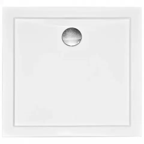 Sprchové vaničky Štvorcová sprchová vanička Aquarius Slimline 80/80/3