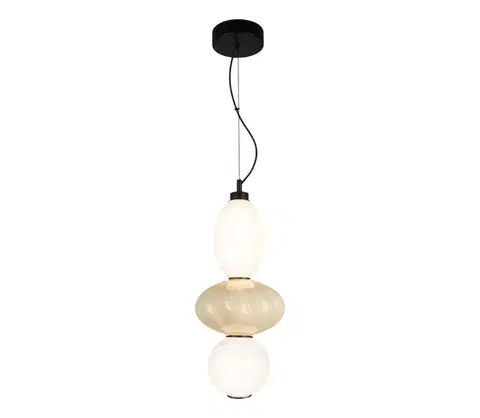 Svietidlá  LED Luster na lanku ASCOLI LED/18W/230V pr. 20 cm béžová ML1420