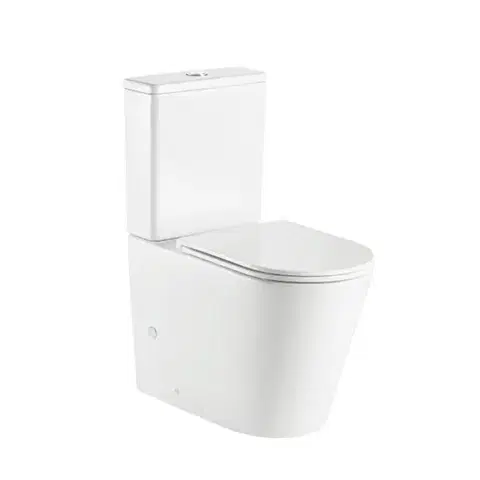 Doplnky do kúpeľne Mereo WC kombi, vyvýšené, vario odpad, kapotované, Smart Flush RIMLESS, keramické, vr. sedátka VSD92T1