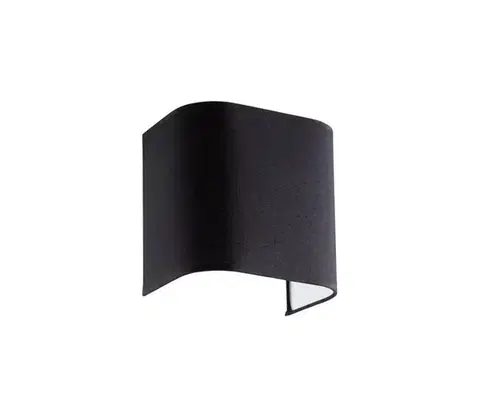 Lampy Ideal Lux - Náhradné tienidlo k nástennej lampe GEA čierna 239590