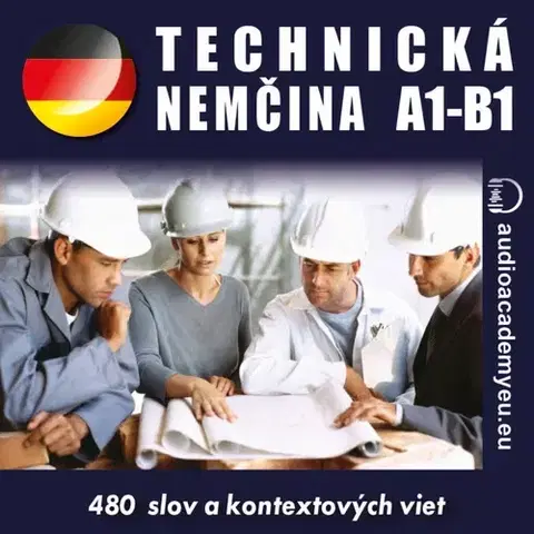 Jazykové učebnice - ostatné Audioacademyeu Technická nemčina A1-B1