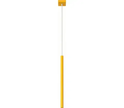 Svietidlá  SL.2137 - Luster na lanku PASTELO 1xG9/8W/230V žltá SL.2137