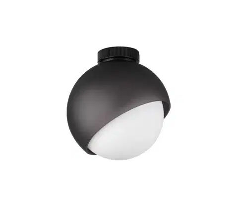Svietidlá Ideal Lux - Stropné svietidlo BLOOM 1xE27/42W/230V pr. 22 cm čierna 366586