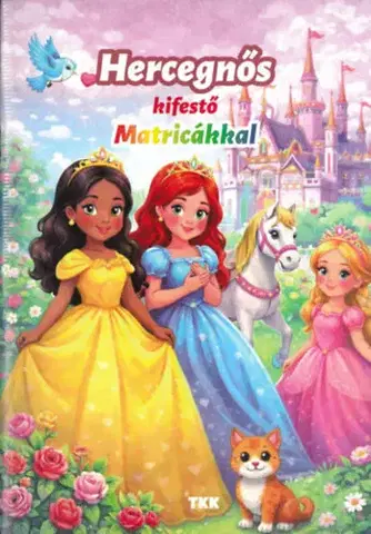 Pre deti a mládež - ostatné Hercegnős kifestő - Matricákkal